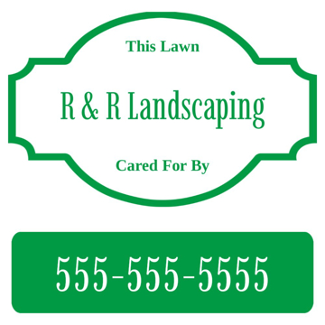 Picture of 24" x 24" - Yard Sign - Lawn Care - 07