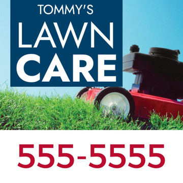 Picture of 24" x 24" - Yard Sign - Lawn Care - 08