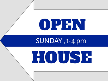 Picture of 16.75" x 22.75" - Yard Sign - Arrow Shaped - 48