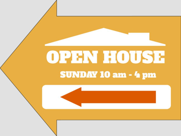 Picture of 16.75" x 22.75" - Yard Sign - Arrow Shaped - 51