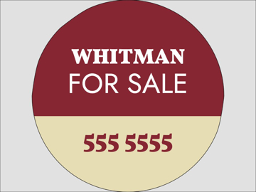 Picture of 17" x 17" - Yard Sign - Circle Shaped - 04