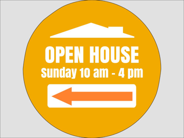 Picture of 17" x 17" - Yard Sign - Circle Shaped - 10