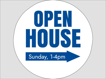 Picture of 17" x 17" - Yard Sign - Circle Shaped - 13