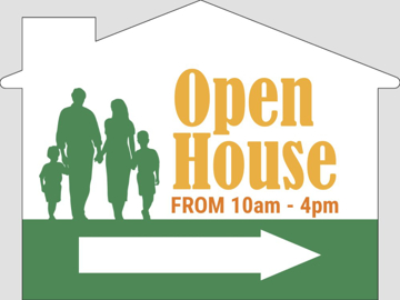 Picture of 17" x 20" - Yard Sign - House Shaped - 02