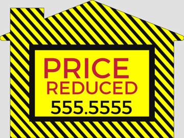 Picture of 17" x 20" - Yard Sign - House Shaped - 12