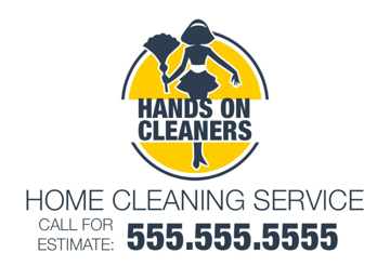 Picture of 12" x 18" - Car Magnet - Cleaning Services - 01