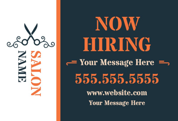 Picture of 12" x 18" - Car Magnet - Now Hiring - 11