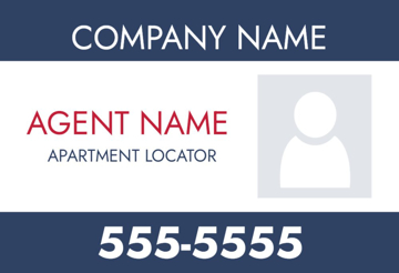 Picture of 12" x 18" - Car Magnet - Property Management - 01