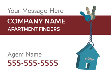 Picture of 12" x 18" - Car Magnet - Property Management - 03
