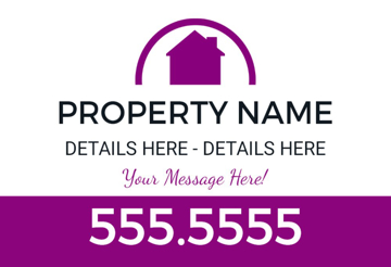 Picture of 12" x 18" - Car Magnet - Property Management - 06