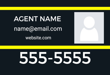 Picture of 12" x 18" - Car Magnet - Property Management - 08