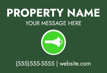 Picture of 12" x 18" - Car Magnet - Property Management - 09