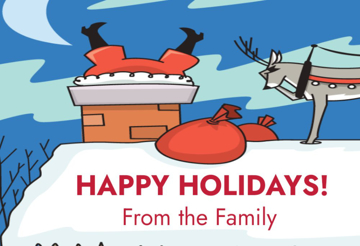 Picture of 12" x 18" - Car Magnet - Holiday - 02