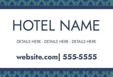 Picture of 12" x 18" - Car Magnet - Hospitality - 07