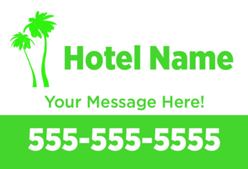 Picture of 12" x 18" - Car Magnet - Hospitality - 09