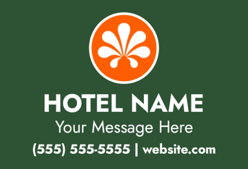 Picture of 12" x 18" - Car Magnet - Hospitality - 13