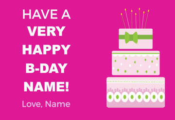 Picture of 12" x 18" - Car Magnet - Birthday - 03
