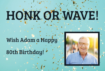 Picture of 12" x 18" - Car Magnet - Birthday - 05