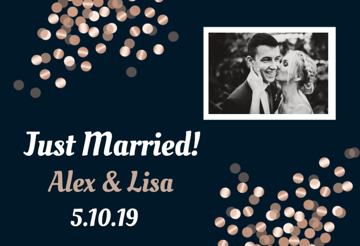 Picture of 12" x 18" - Car Magnet - Wedding - 01