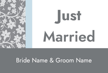 Picture of 12" x 18" - Car Magnet - Wedding - 08