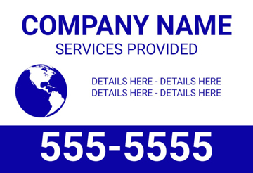 Picture of 12" x 18" - Car Magnet - IT Services - 01