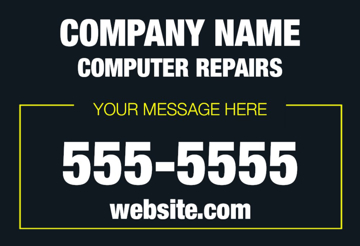 Picture of 12" x 18" - Car Magnet - IT Services - 02