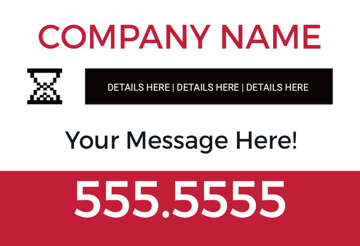Picture of 12" x 18" - Car Magnet - IT Services - 03