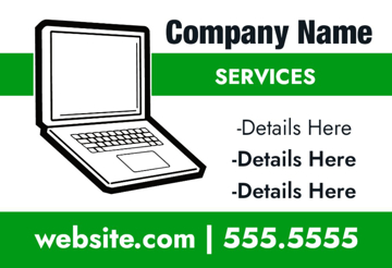 Picture of 12" x 18" - Car Magnet - IT Services - 05