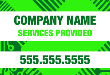 Picture of 12" x 18" - Car Magnet - IT Services - 10