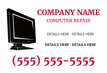 Picture of 12" x 18" - Car Magnet - IT Services - 13