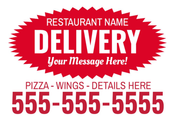 Picture of 12" x 18" - Car Magnet - Delivery - 02