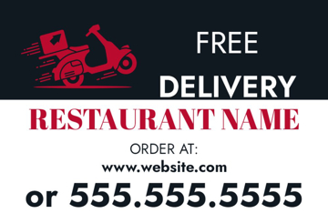 Picture of 12" x 18" - Car Magnet - Delivery - 07