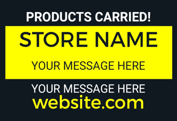 Picture of 12" x 18" - Car Magnet - Retail - 01