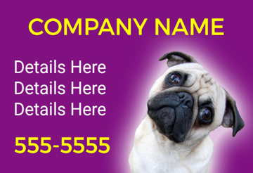 Picture of 12" x 18" - Car Magnet - Pet Care - 01
