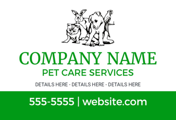 Picture of 12" x 18" - Car Magnet - Pet Care - 03