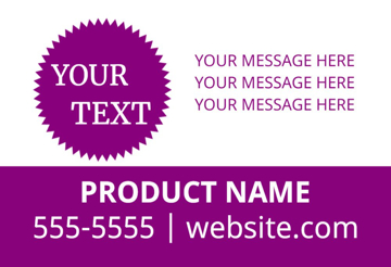 Picture of 12" x 18" - Car Magnet - Health & Fitness - 03