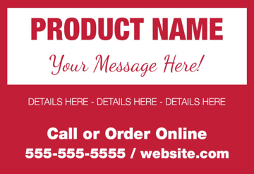 Picture of 12" x 18" - Car Magnet - Health & Fitness - 09
