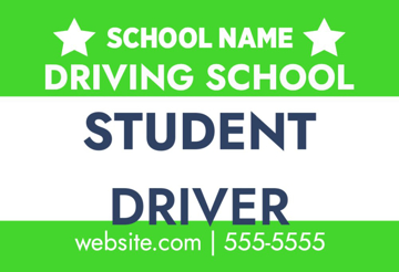 Picture of 12" x 18" - Car Magnet - Education - 03