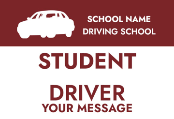 Picture of 12" x 18" - Car Magnet - Education - 05