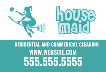 Picture of 12" x 18" - Car Magnet - Cleaning Services - 02