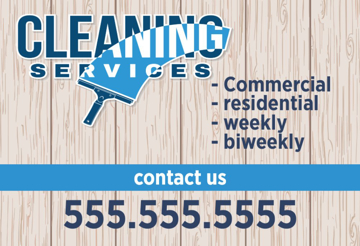 Picture of 12" x 18" - Car Magnet - Cleaning Services - 03
