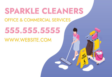 Picture of 12" x 18" - Car Magnet - Cleaning Services - 05