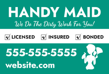 Picture of 12" x 18" - Car Magnet - Cleaning Services - 12