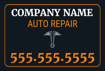 Picture of 12" x 18" - Car Magnet - Auto Care - 09