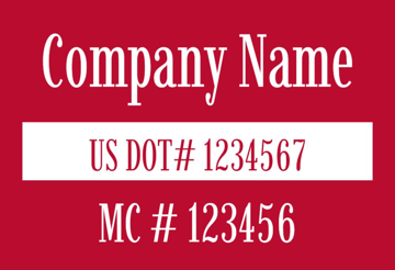Picture of 12" x 18" - Car Magnet - General - 03