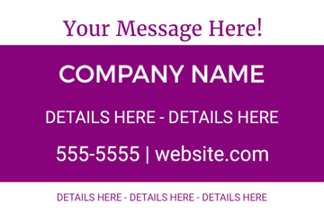 Picture of 12" x 18" - Car Magnet - Restaurant - 03