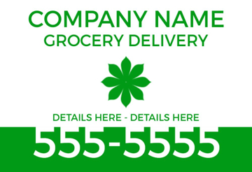 Picture of 12" x 18" - Car Magnet - Restaurant - 09