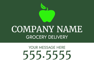 Picture of 12" x 18" - Car Magnet - Restaurant - 11