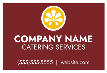 Picture of 12" x 18" - Car Magnet - Restaurant - 12