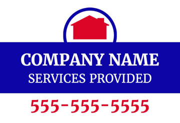 Picture of 12" x 18" - Car Magnet - Contractor - 01